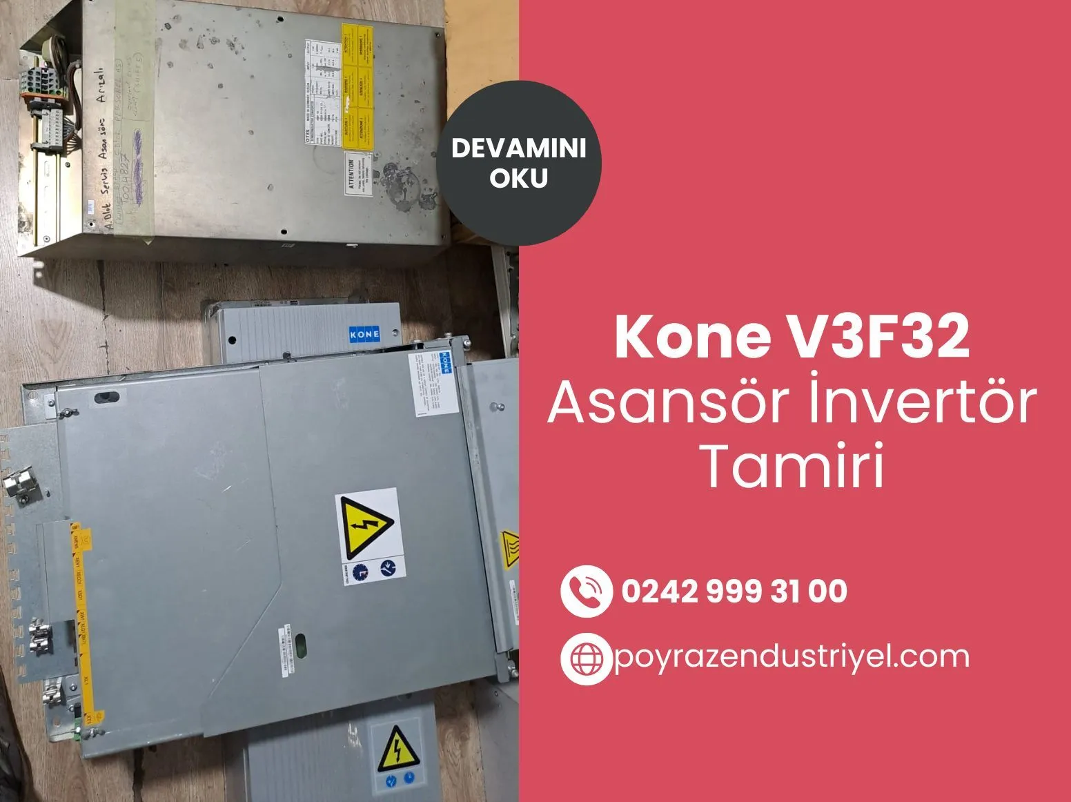 Kone V3f32 Asansör İnvertör Tamiri